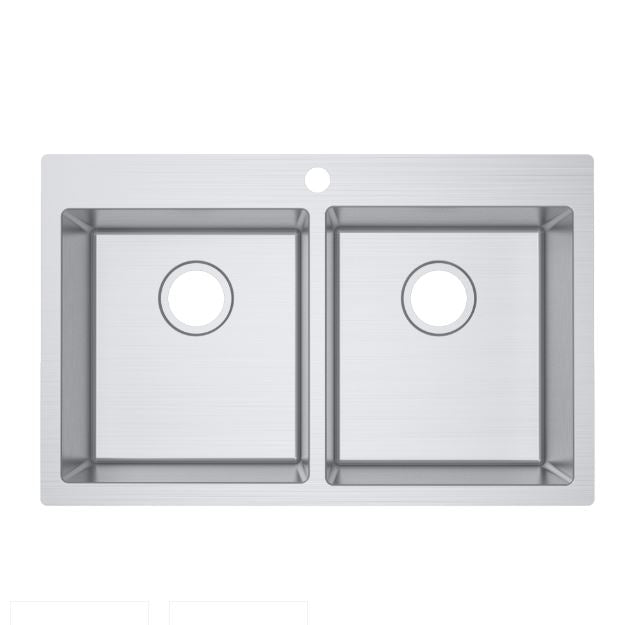 Impact 806 Double Bowls With Tap-Hole