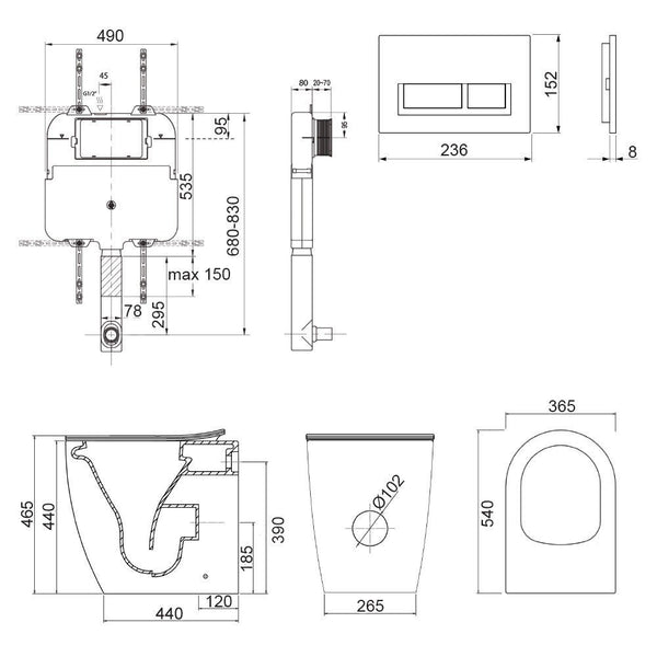 Synergii Inwall Floor Pan