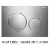 Geberit Sigma 8 concealed cistern ( Floor Pans)
