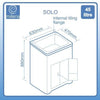 Solo 45L trough