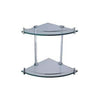 Linear Double Corner Shelf - Bayside Bathroom