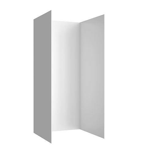 3-Sided Shower Wall 878 X 878 X 878