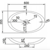 Reo 600 Oval Solid Surface Basin