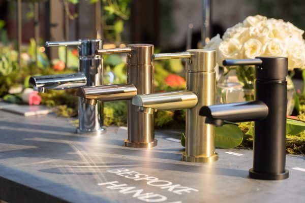 Meir round basin mixer - Tiger Bronze