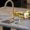 Meir Tiger Bronze Round Kitchen Mixer