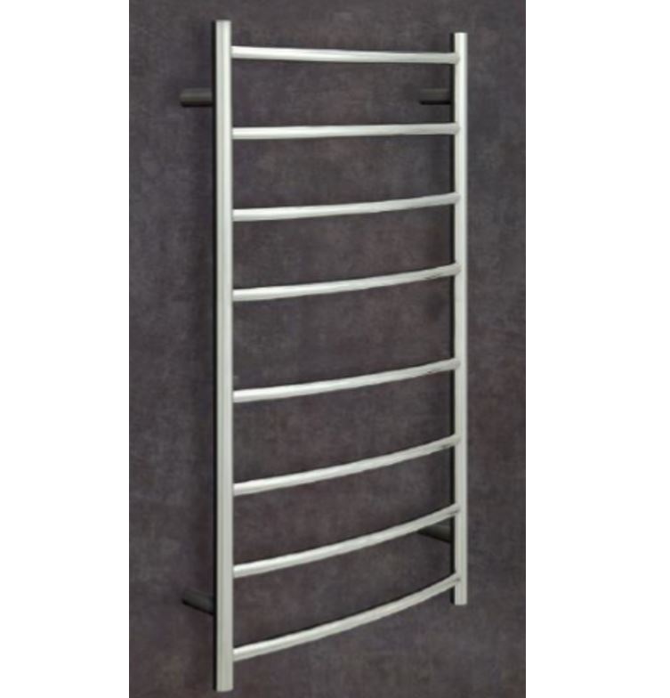 Rondo 8 Curved Bars Heated Towel Ladder