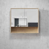 Noah Natural Oak 900mm Shaving Cabinet