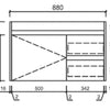 Coco Narrow 600mm-900mm Wall Hung Vanity