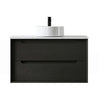 Noah Black Oak 900mm Wall Hung Vanity