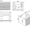 Ashley 900 Timber Wall Hung Vanity