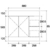 Porta 900mm Floor Standing Vanity