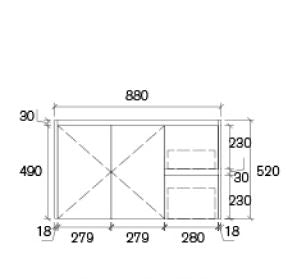 Porta 900mm Wall Hung Vanity