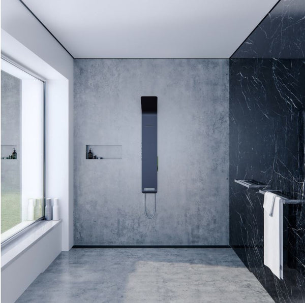Synergii Shower Panel - Matte Black