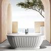 Abby 1500 Matte White Freestanding Bath