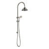 Abby Brushed Nickel Twin Shower Set