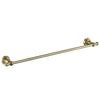 Abby Brushed Brass Single Towel Rail