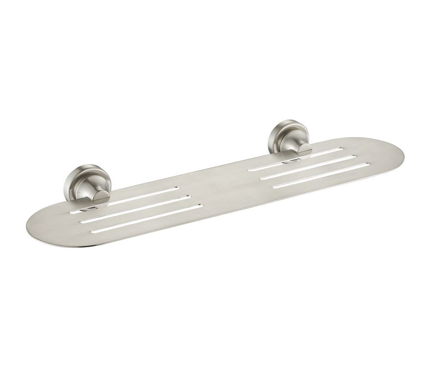 Abby Brushed Nickel Shelf