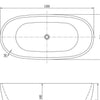 Ally Bath 1500-1700mm - Bayside Bathroom