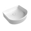Ripley 415 Arched Basin Matte White