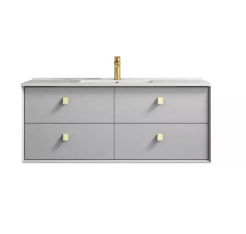 Boston Light Grey 1200mm Wall Hung Vanity