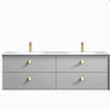 Boston Light Grey 1500mm Wall Hung Vanity
