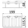 Ascot Shampoo Basket - Bayside Bathroom