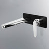 Atlanta Wall Mixer w/ spout- Chrome Black - Bayside Bathroom