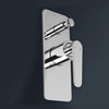 Atlanta Wall Mixer with diverter- Chrome - Bayside Bathroom