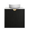 Finley Matte Black 600mm Wall Hung Vanity