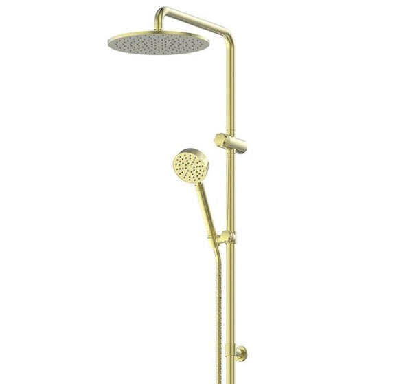 Gisele Twin Rail Shower - Matte Black