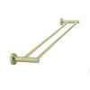 Meir Round Double Towel Rail 600mm- Tiger Bronze