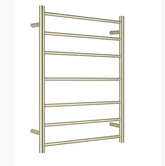 600mm Brushed Brass Towel Ladders