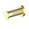 Textura Robe Hook - Brushed Brass