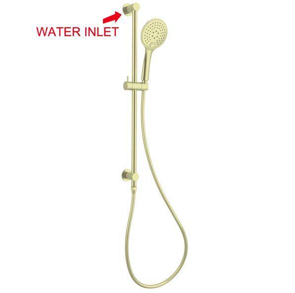 Dolce 3 Function Rail Shower - Brushed Brass