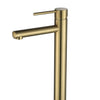 Round Mini Tall Basin mixer - Brushed Bronze