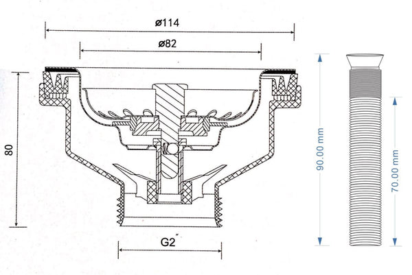 Matte White Kitchen Basket Waste