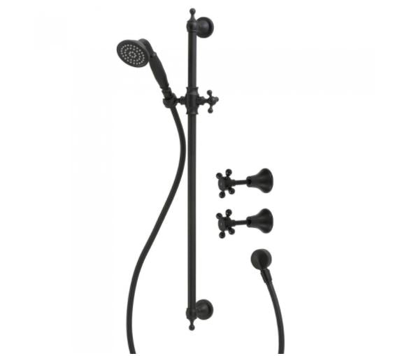 Lillian rail Shower - Matte Black