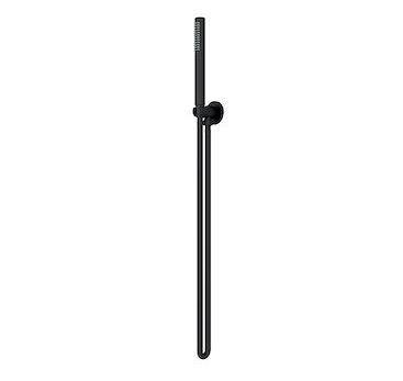 Round Shower Bracket - Matte Black