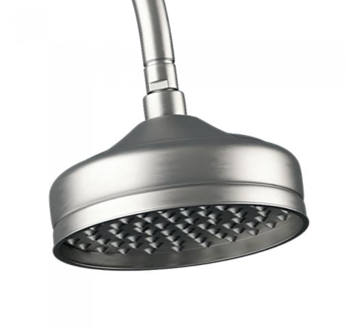 Lillian Twin Rail Shower - Brushed Nickel