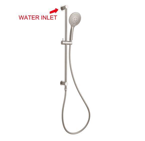 Dolce 3 Function Rail Shower - Brushed Nickel