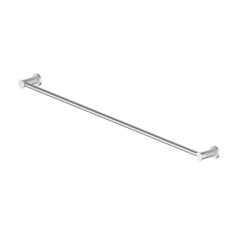Textura Single Towel Rail - Brushed Nickel