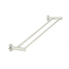 Meir Round Double Towel Rail 600mm- Brushed Nickel