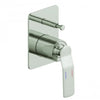 Synergii Shower or Bath Mixer with Diverter Button - Brushed Nickel