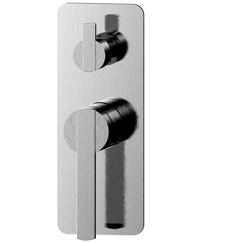 Niko Shower Mixer With Diverter - Brushed Nickel