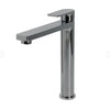 The Gabe Leva Brushed Nickel Tall Basin Mixer