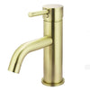 Meir Round Basin mixer Curved - Tiger Bronze - Bayside Bathroom