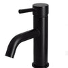 Meir Round Basin mixer Curved - Matte Black - Bayside Bathroom