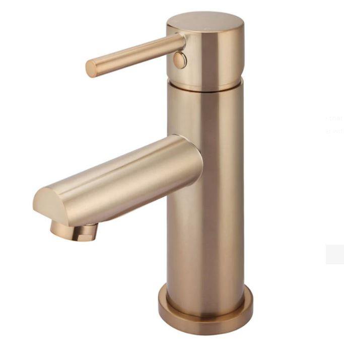 Meir Round Basin mixer - Champagne - Bayside Bathroom