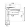 Neon Basin Mixer in Brushed Nickel