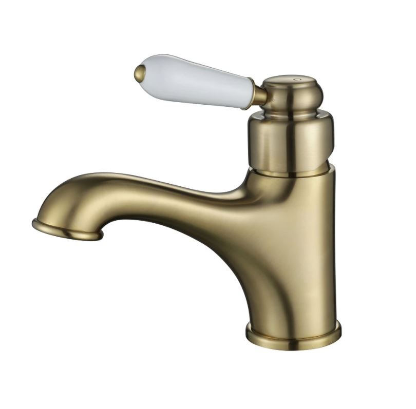 Bordeaux Brushed Bronze Basin Mixer